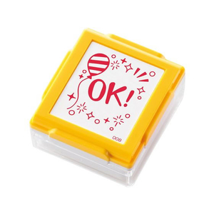 シヤチハタ いいね!スタンプくん イエロー 08OK FC168PM-PEW-A1-R-08-イメージ1