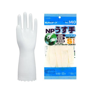 エステー モデルローブNo.140 ビニール NP うす手 薄手 手袋 S FC923FK-5414245-イメージ1