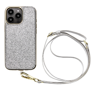 ユニケース iPhone 16 Pro Max用Cross Body Case Duo シャインシルバー UNI-CSIP24LP-2CBSS-イメージ1