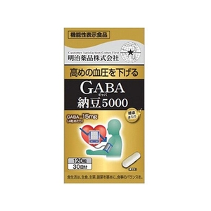 明治薬品 健康きらり GABA納豆5000 120粒入 FCM5708-イメージ1