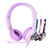 Onanoff 子供用ヘッドフォン BuddyPhones Galaxy パープル BP-GALAXY-PURPLE-イメージ6