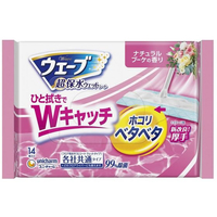 ユニ・チャーム ウェーブ 超保水 フロア用ウェットシート 微香タイプ 14枚 FC786PV