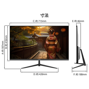 JAPANNEXT 32型液晶ディスプレイ ブラック JN-V32FLFHD-イメージ10