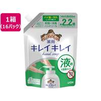 ライオン キレイキレイ 薬用ハンドソープ つめかえ用大型 450mL 16P FC786RJ