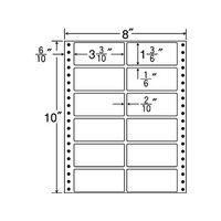 NANA 連続ラベルナナフォーム 8×10インチ 12面 500折 F806579-MT8C