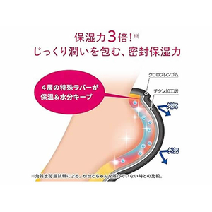 小林製薬 かかとちゃん ブラック S-M 1足(2枚入) FCA7846-イメージ3