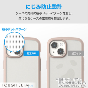 エレコム AQUOS wish4用TOUGH SLIM LITE フレームカラー ストラップホールシート付 ピンク PM-S241TSLFCPN-イメージ6