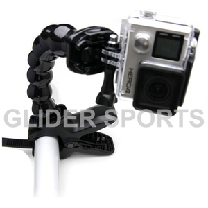 GLIDER GoPro アクセサリー スネークアームベース付クランプマウント GLD5223GO59C-イメージ2