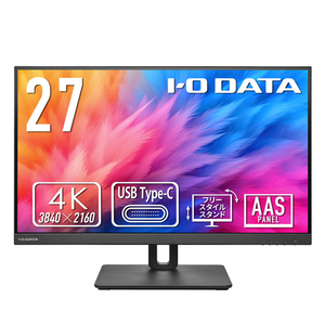 I・Oデータ 27型液晶ディスプレイ LCD-CU271AB-F-イメージ1