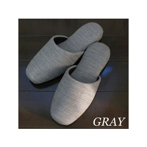 ストロング 生地の様なビニールスリッパ M GRAY F330493-10-5-155-05-イメージ1