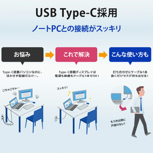 I・Oデータ 27型液晶ディスプレイ LCD-CU271AB-FX-イメージ6