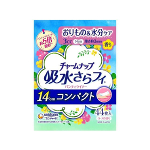 ユニ・チャーム チャームナップ 吸水さらフィ パンティーライナー コンパクト ローズ FCN1092-イメージ1