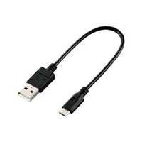 エレコム エコUSB2．0ケーブル(A-MicroB) 0．15m ブラック U2C-JAMB015BK