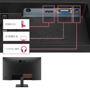 LGエレクトロニクス 27型液晶ディスプレイ 27MR400-B-イメージ10