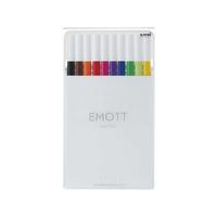 三菱鉛筆 EMOTT(エモット) 10色セット NO.1 FCC1871-PEMSY10C.NO1