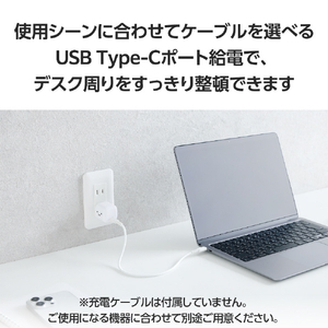 エレコム USB Power Delivery 30W AC充電器(C×1) しろちゃん(ホワイト×ブラック) MPA-ACCP7830WF-イメージ5