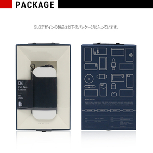 SLG Design Calf Skin Leather iQOS Case ネイビー SD11531-イメージ15