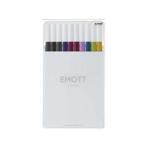 三菱鉛筆 EMOTT(エモット) 10色セット NO.3 FCC1873-PEMSY10C.NO3-イメージ1