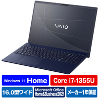 VAIO ノートパソコン VAIO F16 ネイビーブルー VJF16190111L