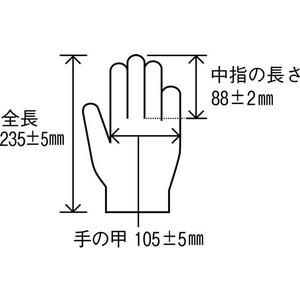 ファーストレイト PVCグローブプラス L 200枚 FC90154-FR-6013-イメージ3