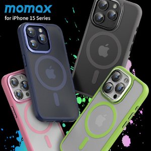 MOMAX iPhone 15 Pro用Magsafe対応ケース Play ネイビー MM25536I15PR-イメージ3