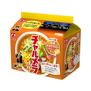 明星食品 チャルメラ みそラーメン 5食パック F800337-イメージ1