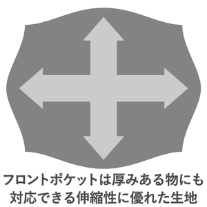 エレコム マルチ収納ポーチ(コンパクトタイプ) ブラック BMA-GP05BK-イメージ5