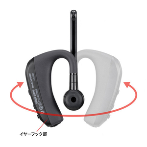 サンワサプライ Bluetoothヘッドセット(デュアルマイクノイズキャンセル搭載) MM-BTMH68BK-イメージ7