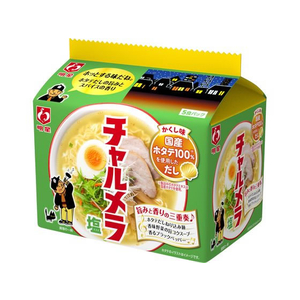 明星食品 チャルメラ 塩ラーメン 5食パック F800339-イメージ1