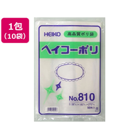 シモジマ ポリ袋 No.810 0.08×180×270mm 50枚×10袋 FCV3234-6628000