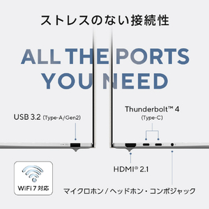 ASUS ノートパソコン ASUS Zenbook S スカンジナビアンホワイト UX5406SA-TU7321WH-イメージ7