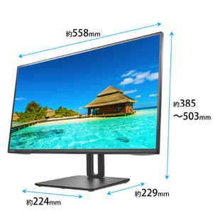 I・Oデータ 24．5型液晶ディスプレイ ブラック LCD-C251SH-F-イメージ2