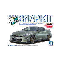 アオシマ 1/32 楽プラ スナップキット No．3-MJ ニッサン R35 NISSAN GT-R 2024(ミレニアムジェイド) Aﾗｸﾌﾟﾗ03MJR35GTRMｼﾞｴｲﾄﾞ