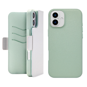 ユニケース iPhone 16 Plus用2Way Mag Flip Case グレー UNI-CSDIP24L-2MFGY-イメージ1