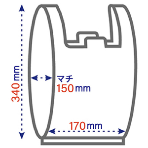 オルディ 水切りポリ袋三角コーナー用マチ付手提げ 50P 半透明 HKP-MZ50-イメージ2