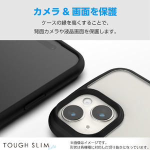 エレコム Xperia 10 VI用TOUGH SLIM LITE フレームカラー ストラップホールシート付 ブラック PM-X241TSLFCBK-イメージ5