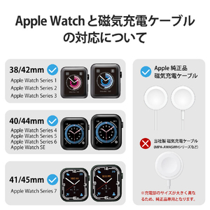 エレコム Apple Watch用スリムスタンド ブラック AW-DSCHPBK-イメージ3