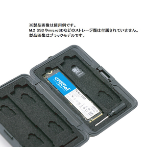 タイムリー M．2 SSDアルミ収納ボックス シルバー M2BOX-ALSL-イメージ4