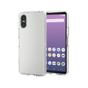 エレコム Xperia 10 VI用TOUGH SLIM LITE ソフト 衝撃吸収 ストラップホールシート付 クリア PM-X241TSLUCCR-イメージ8