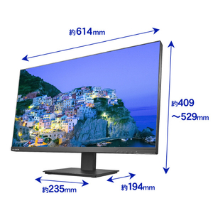 I・Oデータ 27型液晶ディスプレイ LCD-LDQ271JAB-イメージ2