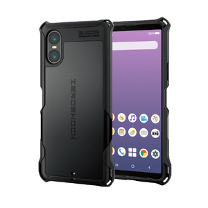 エレコム Xperia 10 VI用ZEROSHOCK ブラック PM-X241ZEROBK-イメージ6