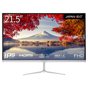 JAPANNEXT 21．5型液晶ディスプレイ ホワイト JN-IPS215FHD-C-イメージ1