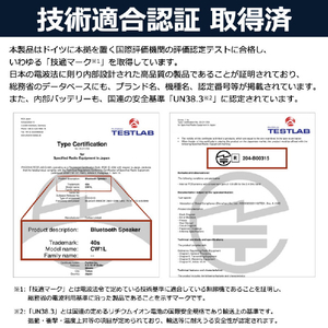 フォーティーズ ワイヤレススピーカー 40s CW1L FSBTS102CW1L-イメージ12