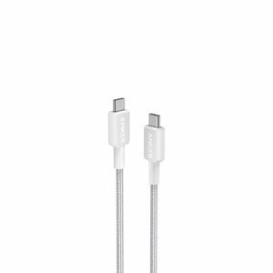 Anker 高耐久ナイロン USB-C & USB-C ケーブル(1．8m) ホワイト A81F6N21-イメージ1