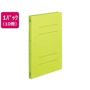 コクヨ フラットファイルPP A4タテ とじ厚15mm 黄緑 10冊 F383626-ﾌ-H10YG-イメージ1