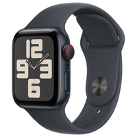 Apple Apple Watch SE(GPS + Cellularモデル)- 40mm ミッドナイトアルミニウムケースとミッドナイトスポーツバンド - S/M MXGC3J/A