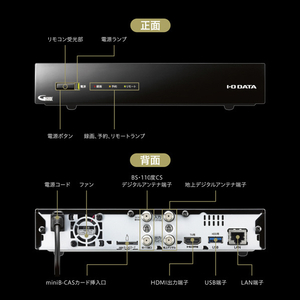 I・Oデータ 地上・BS・110度CSデジタル放送対応録画テレビチューナー REC-ON HVTR-BCTZ3-イメージ3