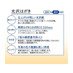 プラス プリンター用紙 光沢はがき IT-100P-GC 100枚 FCT7653-46142IT-100P-G-イメージ4