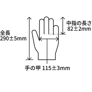 ファーストレイト LDPEグローブ クリアー S 200枚 FC90181-FR-870-イメージ2