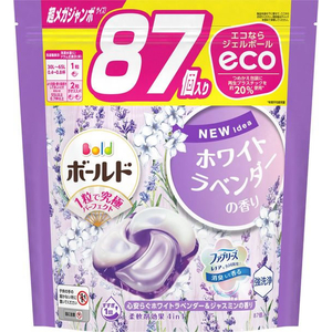 Ｐ＆Ｇ ボールドジェルボール4D ホワイトラベンダー&ジャスミン 詰替 87個 FC522SP-イメージ2